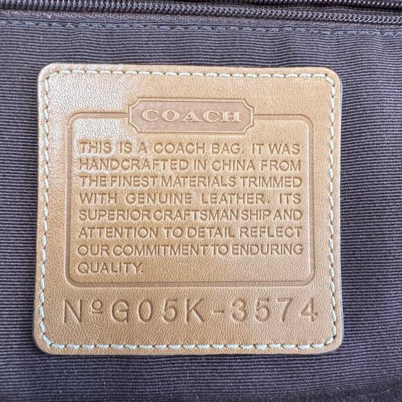 Coach Signature Jacquard Canvas Soho Handbag #3574 - Picture 6 of 11